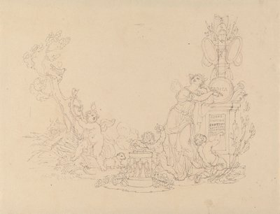 Entwürfe für Illustrationen zu Beethovens Werken von Edward Francis Burney