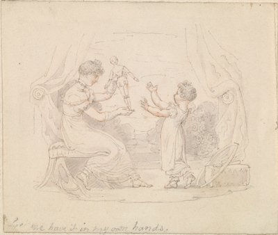 Illustration für Die neue Puppe: Lass es mich in meinen eigenen Händen haben von Edward Francis Burney