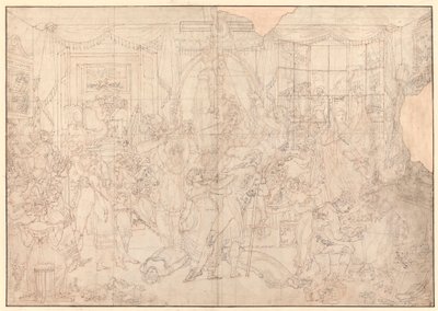 Das elegante Etablissement für junge Damen (Studie) von Edward Francis Burney