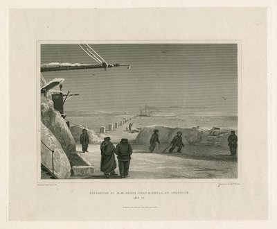 Lage der HM-Schiffe Fury und Hecla bei Igloolik von Edward Francis Finden