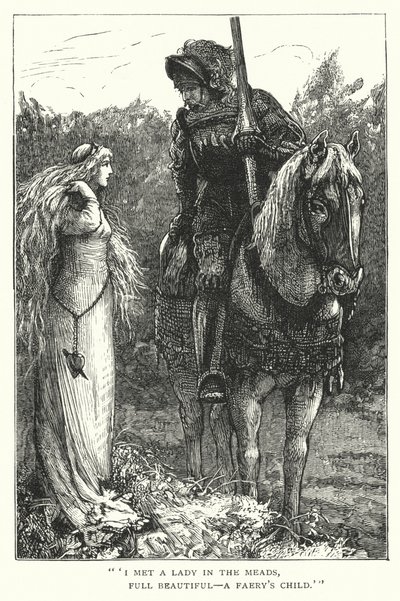 La Belle Dame sans Merci von Edward Frederick (after) Brewtnall