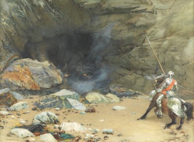 Die Drachenhöhle von Edward Frederick Brewtnall