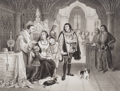 Die Söhne von Edward IV. werden von ihrer Mutter getrennt durch Richard Herzog von Gloucester, 16. Juni 1483, aus 