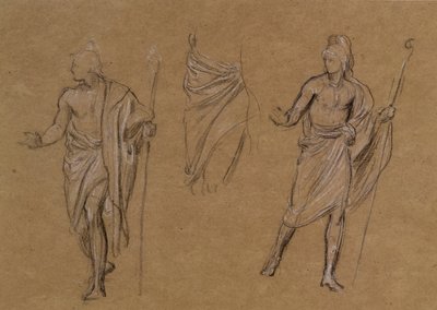 Studie von Hirten, ca. 1875 von Edward John Poynter