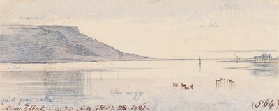 Aboo Zobat; 9:30 Uhr, 28. Feb. 1867 (564) von Edward Lear
