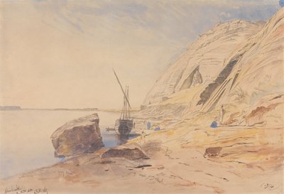 Abu Simbel, 11:00-11:30 Uhr, 8. Februar 1867 (374) von Edward Lear