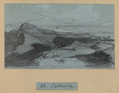Catania, aus Ansichten von Sizilien von Edward Lear