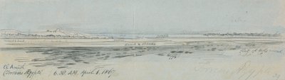 El Areesh (Torrens Ägypti) von Edward Lear