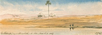 Es Shoorafa, nahe Mensheeh von Edward Lear