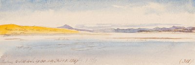 Blick nach Sabooa; 9:30 Uhr, 1. Feb. 1867 (311) von Edward Lear