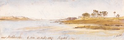 In der Nähe von Maharraka, 13. Februar 1867, 18:00 Uhr von Edward Lear