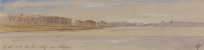 In der Nähe von Tapha, 31. Januar 1867, 09:45 Uhr von Edward Lear