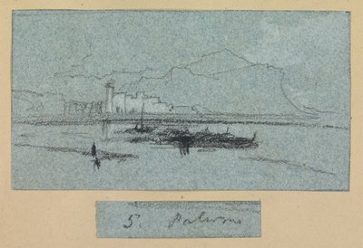 Palermo, aus Ansichten von Sizilien von Edward Lear