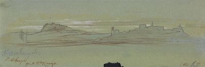 St. Archangelo, vom Eisenbahnwagen von Edward Lear