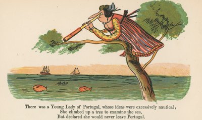 Es war eine junge Dame aus Portugal, deren Ideen übermäßig nautisch waren, aus 
