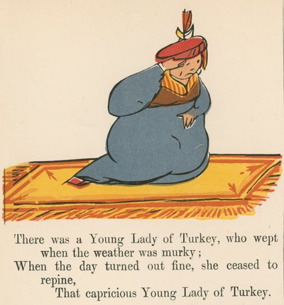 Es war eine junge Dame aus der Türkei, die weinte, wenn das Wetter trübe war, aus 