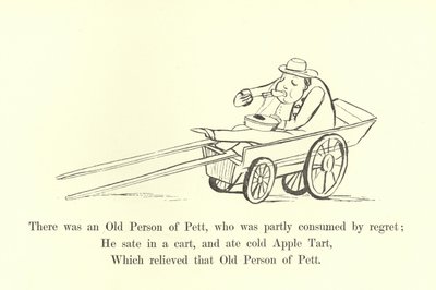 Es war eine alte Person aus Pett, die teilweise von Reue verzehrt wurde von Edward Lear