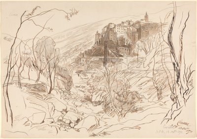 Ansicht von Ceriana von Edward Lear