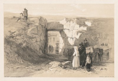Ansichten von Rom und seiner Umgebung: Altes Tor von Alatri von Edward Lear
