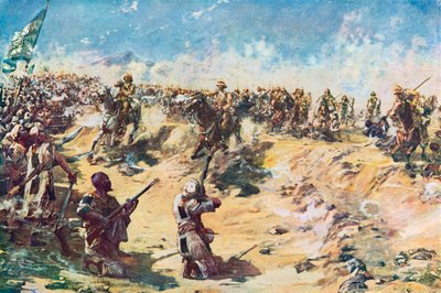 Der Angriff der 21. Lancers bei Omdurman, 8. April von Edward Matthew Hale