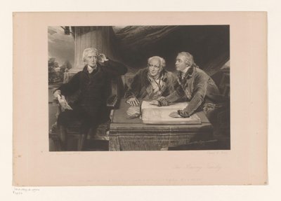 Porträt von Sir Francis Baring, mit seinem Bruder und seinem Schwiegersohn von Edward McInnes