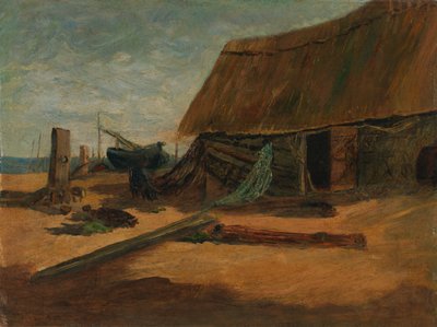 Fischerhütten von Edward Mitchell Bannister