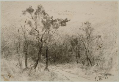 Landschaft mit Weg (#51), um 1880er Jahre von Edward Mitchell Bannister