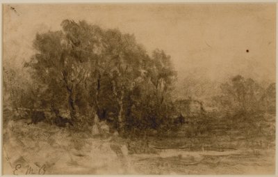 Landschaft mit Wäldern, um 1880er Jahre von Edward Mitchell Bannister