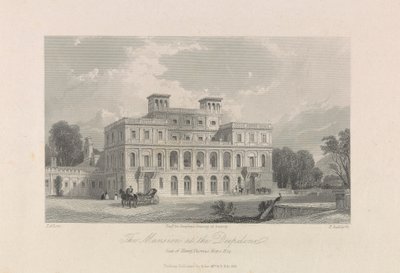 Das Herrenhaus in Deepdene. Sitz von Henry Thomas Hope, Esq. von Edward Radclyffe