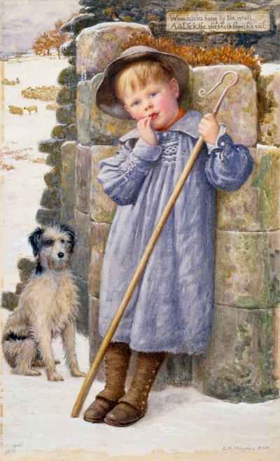 Dick der Schäfer von Edward Robert Hughes