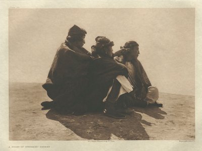 Portfolio I, Platte 36: Ein Interessanter Punkt-Navaho von Edward S. Curtis