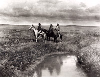 Drei Indianerhäuptlinge, ca. 1900 von Edward Sheriff Curtis