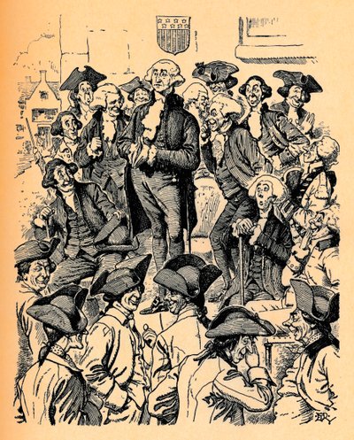 George Washington versucht zu lügen, ca. 1900 von Edward Tennyson Reed