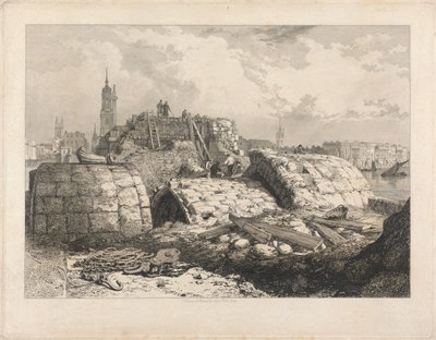 London Bridge - Abriss von Edward William Cooke