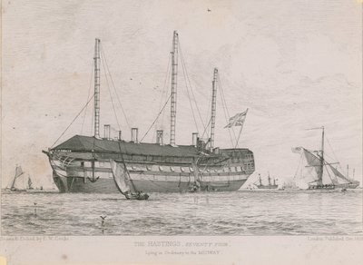 Die Hastings im Medway von Edward William Cooke