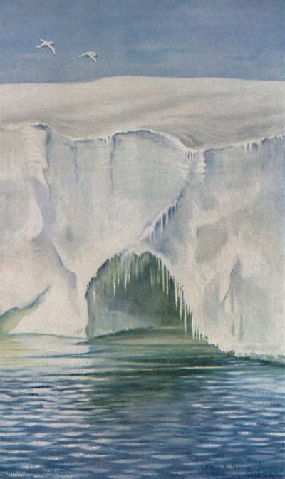 Höhle in der Barriere, Cape Crozier, 4. Januar 1911, 1913 von Charles Edward Wilson