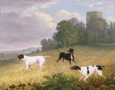 Zeiger in einer Landschaft von Edwin (attr. to) Cooper