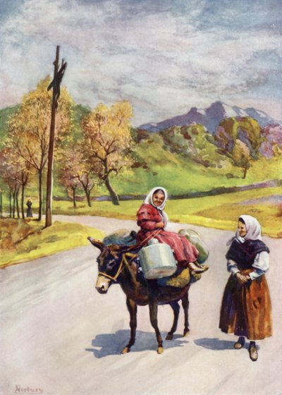 Korsika: Wegkreuz von Edwin Arthur Norbury