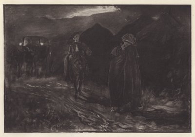 Illustration für She Stoops to Conquer von Oliver Goldsmith von Edwin Austin (after) Abbey