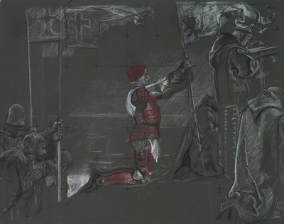 Kolumbus entdeckt die Neue Welt von Edwin Austin Abbey