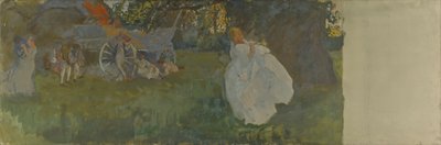 Kompositionsstudie von Edwin Austin Abbey