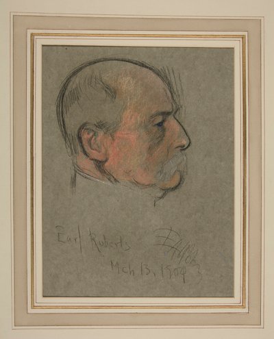 Krönung von Edward VII. Porträt: Frederick Sleigh Roberts, Earl von Edwin Austin Abbey