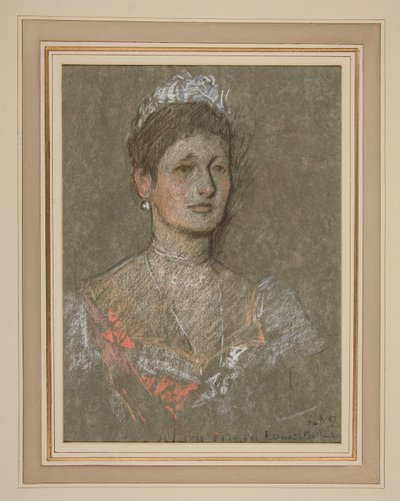 Krönung von Edward VII. Porträt: Prinzessin Louise von Battenberg von Edwin Austin Abbey