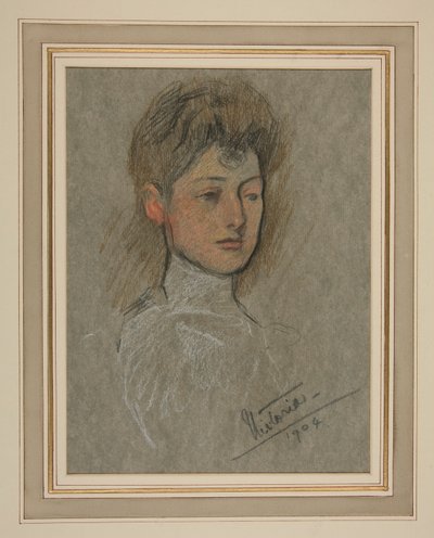 Krönung von Edward VII Porträt: Prinzessin Victoria Alexandra Olga Mary von Edwin Austin Abbey
