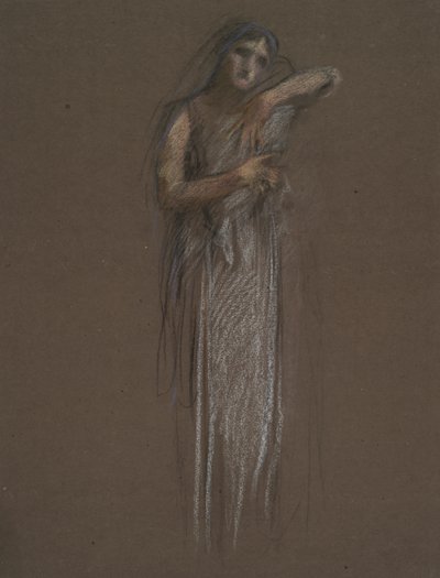Frühe Studie für von Edwin Austin Abbey