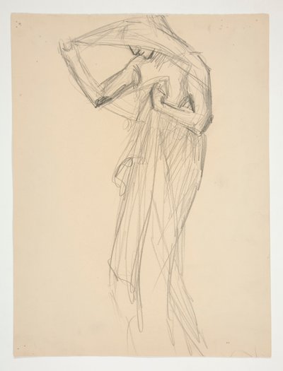 Figurenstudie für von Edwin Austin Abbey