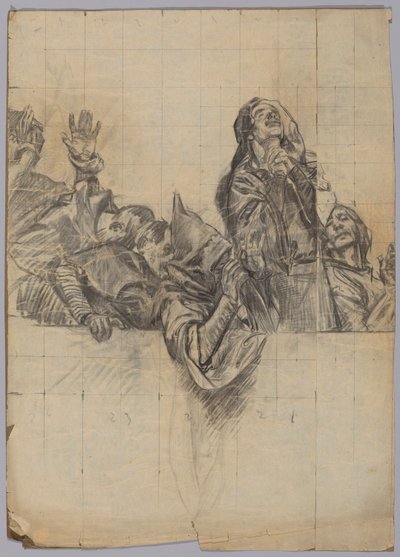 Figurenstudie von Edwin Austin Abbey