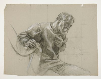 Figurenstudie von Edwin Austin Abbey