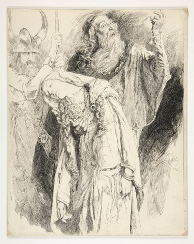 Lear mit der toten Cordelia in seinen Armen, Akt V, Szene iii, König Lear von Edwin Austin Abbey