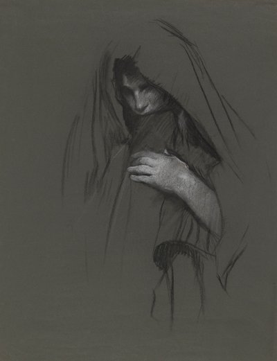 Maria, die Frau des Kleophas, Studie für Die Drei Marien von Edwin Austin Abbey